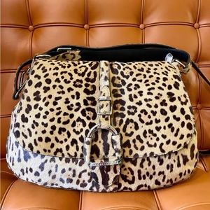 Ralph Lauren purple label leopard bag
